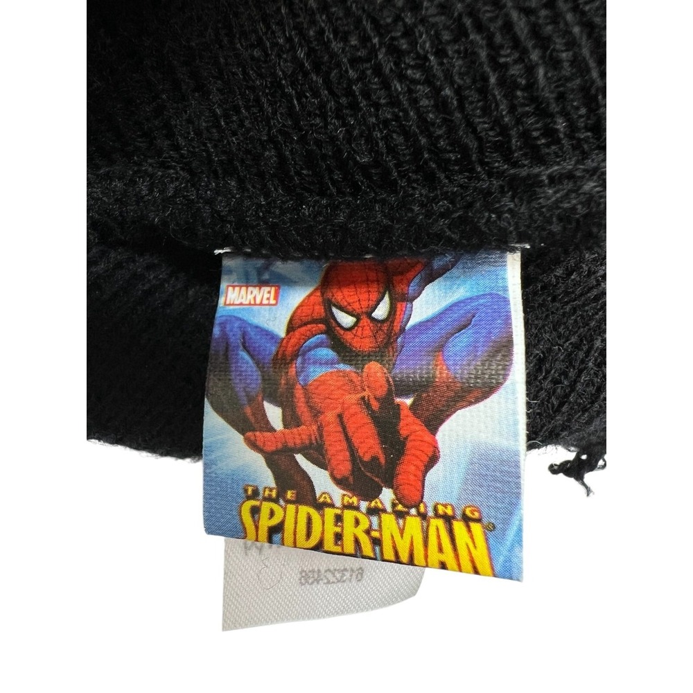 SpongeBob TMNT Spider-Man Boys Beanie Bundle Kids Winter Hats Character Warm - Picture 5 of 8